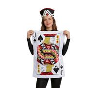 Tire Repair Removal Tool - Queen Size Two Faced Apparels, Vegas Theme Vest, Comical Shoulder Ribbon Gambler Festival Garment | Hilarious Teenagers Birthday Stage Performance Wardrobe