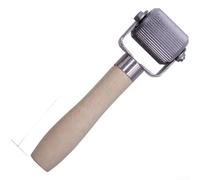 Tire Repair Roller Wheel Steel Wood Handle Patch Tool(44mm)