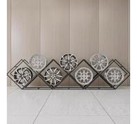 Tire Rim Display Rack for Garages and Shops, Multi-Tire Storage Solution for Easy Organization and Roadside Exhibit