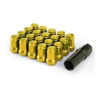Tire Screw Bolts Compatible With Suzuki For Carry 1990-2019 20PCS Heptagonal Wheel Rays Lock Lug Nuts Length 32MM Closed End Lug Nut M12*1.25 * 1.5(6,M12*1.5)