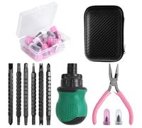 Tire Screw Plug Repair Kit | Quick Puncture Fix Tools | Tire Patch Kit - for Motorcycle Long Distance Travel Daily Commute Vehicle Maintenance Truck Trail Riding