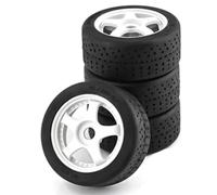 Tire Set For ARRMA For Infraction For Felony For Limitless 1/7 RC | RC Cars On-Road Tires Performance Upgrades Modification with 17mm hex for stable high-speed runs. RC Tires Hub Wheel
