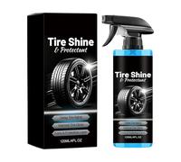 Tire Shine and Protectant Spray (120ml) - High Gloss Tire Dressing for Long Lasting Deep Shine & UV Protection, Water Resistant Tyre Coating Prevents Cracking & Aging, Easy Application for Car Care