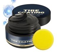 Tire Shine & Conditioner Kit - Anti-Aging Tire Brightener | Heavy-Duty Rubber Stain Remover & Restoration Compound, Prevents Cracking & Fading, Professional Automotive Detailer