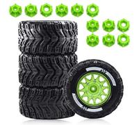 Tire Spare For Arrma For Granite For Kraton For Redcat For Hpi For Mjx 1/10 | Monster truck tires for RC Car Parts and Upgrades boost side bite and absorb impacts on rough trails Parts