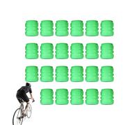 Tire Stem Covers - Glow Waterproof Fluorescent Design, Luminous Car Valvee Caps | Night Visibility Safety Vehicle Enhancement, Light Up Tires Valve Cover Set For Trucks SUVs Motorcycles Scooters Drive