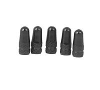 Tire Stem Valve Caps Aluminum Alloy Wheel Valve Covers Air Valve Caps For Bike Bicycle Black 5Pcs Practical design and Durable.