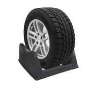 Tire Storage Rack Stand, Adjustable Compact Tyre Rim Display for Garage Trade Show - Floor Tires Shelf Organizer - Space Saving Solution for Wheels and Tires