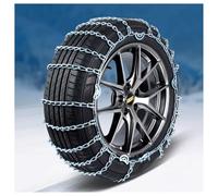 Tire Traction Chain, Snow Chains Quick Easy Installation, Adjustable Universal Emergency Anti-Skid Thickening Tire Chains, For Car Pickup Trucks SUV, Set of 2(235/85R16)