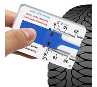 Tire Tread Depth Gauge - 0-20 mm Tyre Tread Checker | Tire Tread Depth Accurate Measurement Tool, Portable Handheld Gauge for Motorbike Car Truck