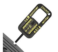 Tire Tread Depth Gauge - Car Tyre Repair Tool - Tyre Depth Measurement Tool | for Mechanics Technicians Fleet Managers Safety Inspectors Maintenance Staff Home Users Sedans RVs SUVs