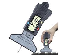 Tire Tread Depth Gauge - Tire Wear Depth Gauge | Digital LCD Display Tester with Return Spring 0.01mm Precision for RV Truck Automobile Brake Pad Bike Driver