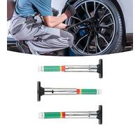 Tire Tread Depth Gauges, 3PCS 6-Sided Color Tyre Depth Measurement Tools, 6-Sided Color-Coded Indicator Portable Measurement Tool