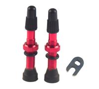 Tire Tubeless Repair Hardware Copper Air Channel Parts, Rubber Base Sealing Pieces, Pair Pack with Compact Tool Tubeless Tire Setup Hardware Bike Inflation Parts Copper Sealing Base Repair Pouch Spare