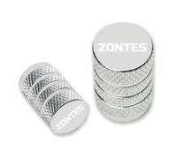 Tire valve cap For Zontes Shengshi310R 310X 310V 310 T2 G1 125 U1 U 155 ZT 125 T310 350E 350D ZT250 Motorcycle Accessories Wheel Tire Valve Caps(Silvery)