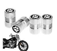 Tire Valve Cap Set - Discharge - Proof Design, Do Not Fade Coating | Car Tire Valve Protection Cap, Tire Cap Dog Paw Shape, Tire Valve Cap SUV Truck Car Styling, Tire Sideways