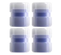 Tire Valve Caps - 1.65x1.37cm Leak-Proof Glow Wheel Parts, 4 Pieces Rust-Proof Stem Cap, Fluorescent Nocturnal Illumination Shells, ABS Thermoplastic Core For Wheel Rims Motorbike Night Ride