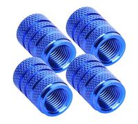 Tire Valve Caps - Lightweight Metal Build Reliability Performance, Secure Air Tight Seal Defense Function | Anti Dirt Valve Cover Pack Four Units, Automotive Tire Protection Application for Autos