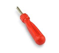 Tire Valve Core Tool - Heavy Duty Removal Install Wrench for Air Valve Service | Metal Torque Driver with Precision Grip Handle, 9.5cm Automotive Repair Tool for Standard Tire Valves
