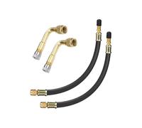 Tire Valve Extender - Flexible Leak-Proof Connector for Easy Inflation | Car, Bike & Motorcycle Tire Extension Hose for Sedan, Suv, Pickup, Rv & Trailer, Compact & Portable for Outdoor Riders