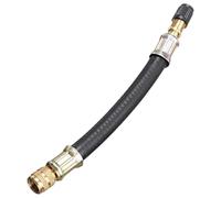Tire Valve Extension, Flexible Rubber Valve Stem Extenders, Stem Extension Tire Inflator Nozzle ideal for Bikes, Motorcycles, RV and Scooter, 4 Inch
