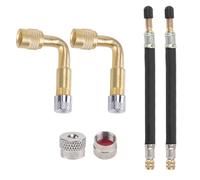 Tire Valve Extension Replacement Flexible Stem Extender Copper Bend Tire Adapter Easy Installation Tire Extension