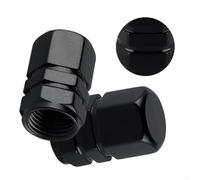 Tire Valve Mouth Cover, 1020304050pcs Bicycle Tire Valve Hexagonal Aluminum Alloy Valve Covers For Multiple Vehicle Types(50pcs)