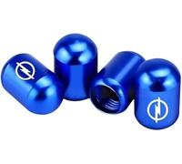 Tire Valve Stem Caps, 4 pcs/Pack, Anodized Aluminium Tire Valve Cap Set, Corrosion Resistant, Stem Covers for Opel Adam Antara Astra J K L Combo Corsa D E F Crossland X