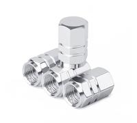 Tire Valve Stem Caps for MG Marvel X 2018-2021,Tyre Valve Caps,Stem Dust Covers,Car Tire Valve Stem Caps,Tire Valve Cap Set,Corrosion Resistant Tire Dust Caps,Silver-4PCS