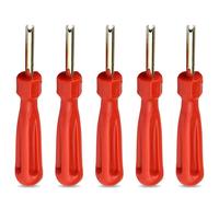 Tire valveCore Wrench - Heavy Duty Repair Install Tool, 9.5cm valveCore Torque Tool, 45# Steel PP Material With Iron Rod | valveStem Core Removal ToolFor Car Bicycle Electric Vehicle Maintenance