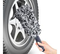 Tire Washing Brush | Soft Wheel Rim Scrub Brush Tyre Cleaner | Multipurpose Tire Wheel Cleaner Tool For Minivans Trucks Cars SUVs Motorcycles Home