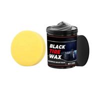 Tire Wax Black | Automotive Tyre Nourishing,Auto Wheel Coating Paste - for Mechanics Drivers Detailers Groomers Modifiers Racers Restorers Trucks SUVs RVs Sedans Garages Shops