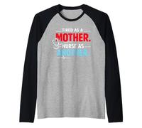 Tired As A Mother Nurse As Another Funny Nurse Mothers Day Raglan Baseball Tee