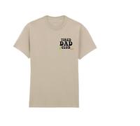 Tired Dads Club T-Shirt, Play Cars On Dad's Back, Father's Day Shirt, Mat Road Car Race Tshirt, Gift Dad, Daddy Adult Top (Sand, XL)