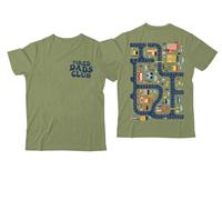 Tired Dads Club T-Shirt, Tired Dads Club Play Cars On Dad's Back Shirt, Classic Graphic Print Men Tshirt