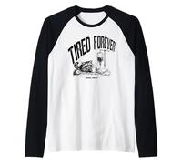 Tired Forever Awake Briefly Nurse Life Raglan Baseball Tee