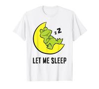 Tired Frog Let Me Sleep Funny Frog Pajama T-Shirt