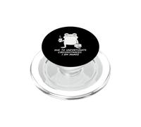 Tired Frog Unfortunate Circumstances I'm Awake PopSockets PopGrip for MagSafe