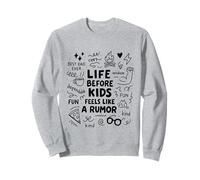 Tired Funny New Dad Father Parenting kids Humor Fatherhood Sweatshirt