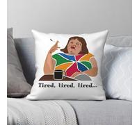 Tired Lynne Postlethwaite Fast Forward Square Pillowcase Polyester Linen Velvet Printed Zip Pillow Case Home Cushion Cover