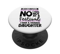 Tired Mom in Chaos - teenage daughter PopSockets Adhesive PopGrip