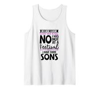 Tired Mom in Chaos - Three sons Tank Top