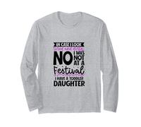 Tired Mom in Chaos - Toddler Daughter Long Sleeve T-Shirt