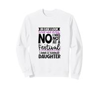 Tired Mom in Chaos - toddler daughter Sweatshirt