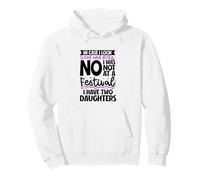 Tired Mom in Chaos - two daughters Pullover Hoodie