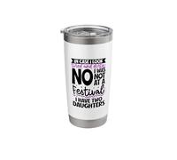 Tired Mom in Chaos - Two Daughters Stainless Steel Insulated Tumbler