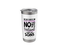 Tired Mom in Chaos - Two sons Stainless Steel Insulated Tumbler