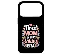 Tired Mom In Her Baking Era Cute Pastel Hearts Case for iPhone 17 Pro