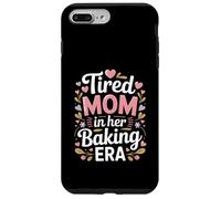 Tired Mom In Her Baking Era Cute Pastel Hearts Case for iPhone 7 Plus/8 Plus