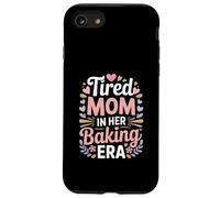 Tired Mom In Her Baking Era Cute Pastel Hearts Case for iPhone SE (2020) / 7/8